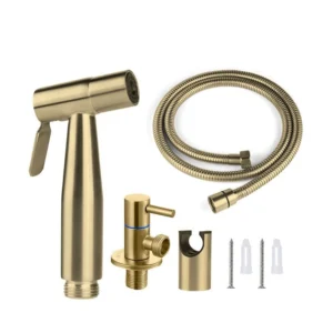 Stainless Steel Bidet Sprayer Kit High Pressure Toilet Handheld Shower Bathroom