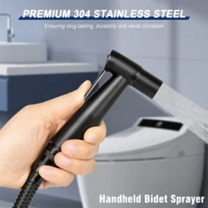 Stainless Steel Handheld Toilet Bidet Sprayer Shower Head Bathroom Douche Kit